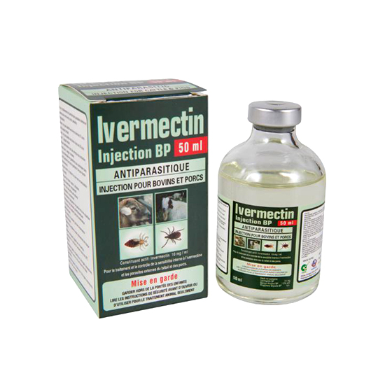 Veterinary Drugs Ivermectin 1% Injection 50ml