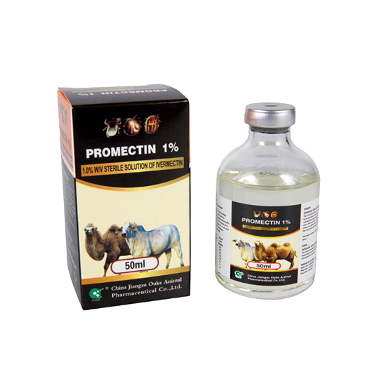 Veterinary Drugs Ivermectin 1% Injection 50ml